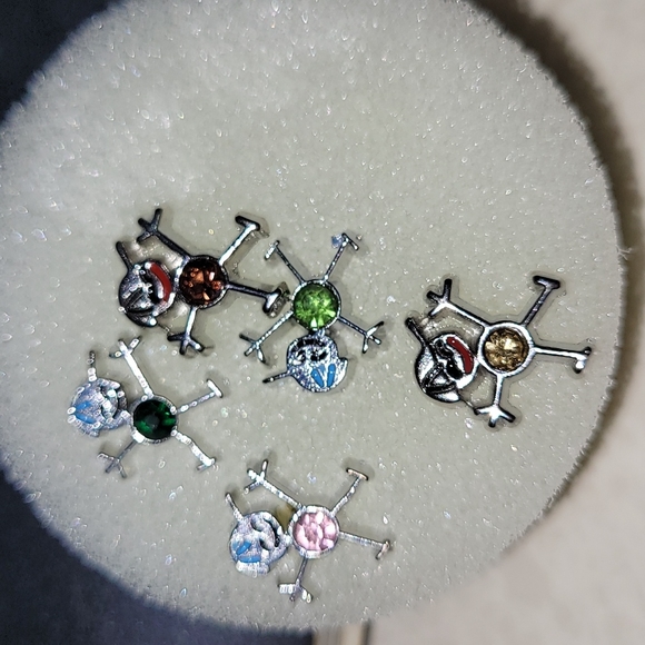 Girl & boy birthdtone charms charm floating memory locket - Picture 4 of 6